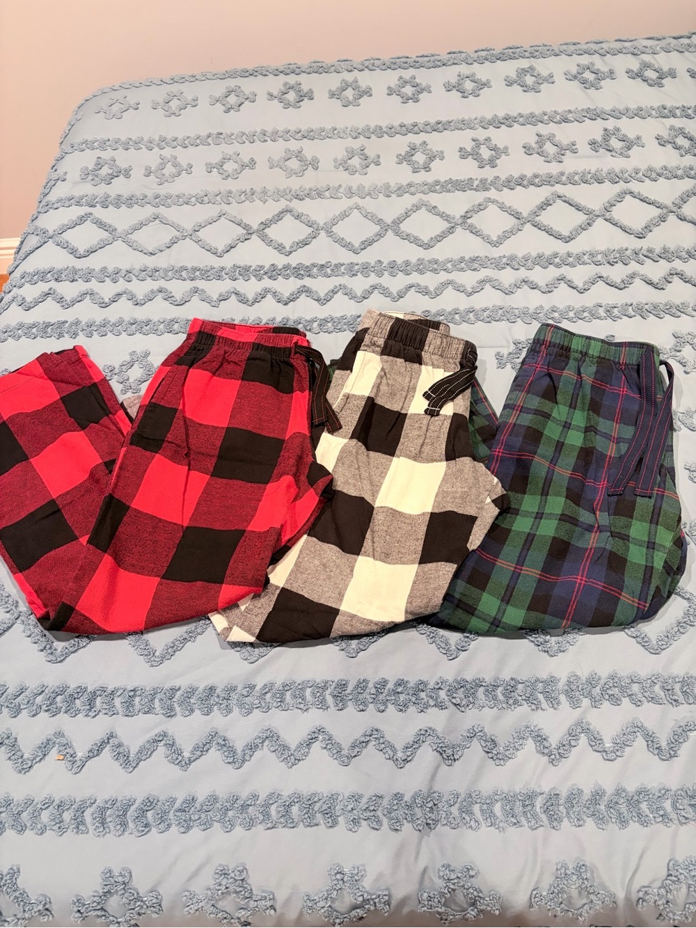 Old Navy Flannel Pajama Pants Lot of 3 Women’s XS Plaid Buffalo Check